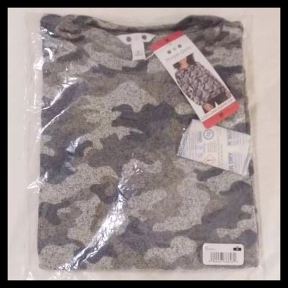THREE DOTS Cozy Crewneck Tunic 
Camouflage - Picture 4 of 10